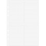 Recharge FILOFAX organiseur A5 - Pochette cartes de visite - 148x210mm