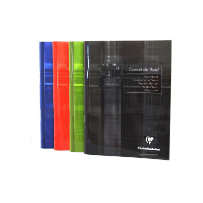 Carnet de bord CLAIRFONTAINE - 14,8x21cm couverture rigide - 64 pages