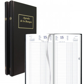 Agenda 2024 EXACOMPTA de poche Cassandra - 130x90mm - 1 semaine sur 2 pages  (COLORIS ALEATOIRES)