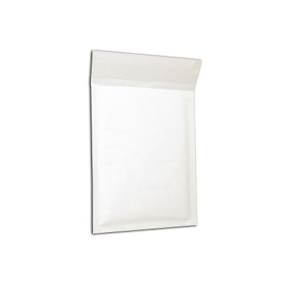 Lot de 100 pochettes ( enveloppes ) à bulles c/3 : 145 x 215 mm en kraft  blanc - La Poste