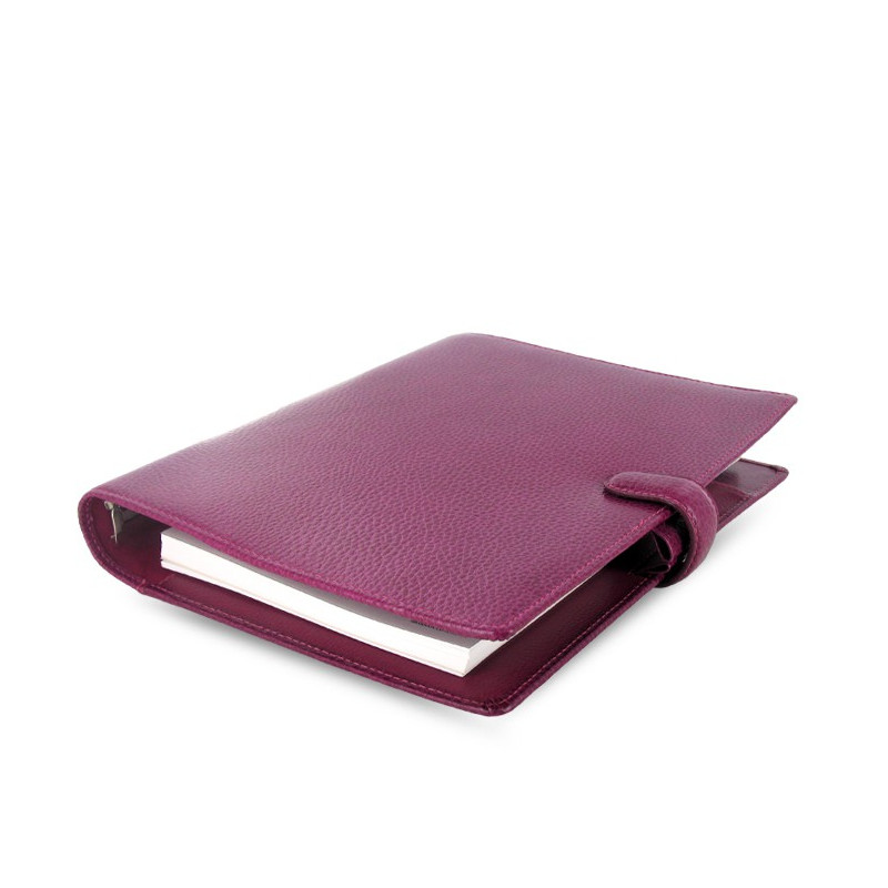 Organiseur FILOFAX A5 23,4x20,3cm FINSBURY FRAMBOISE en cuir de
