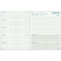 Agenda EXACOMPTA Espace 27 Barbara NOIR - 270x210mm - 1 Semaine sur 2 pages