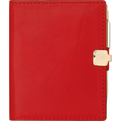 Agenda MIGNON A10 - 90x68mm - cuir Veau BOBOLI Rouge