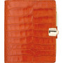 Agenda MIGNON A10 - 90x68mm - cuir Veau Croco SAVANNAH Orange