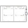 Recharge MIGNON A10 - 90x68mm - 2 jours par page