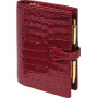 Agenda MIGNON SK12 - 120x73mm - cuir Veau Croco SAVANNAH Rouge