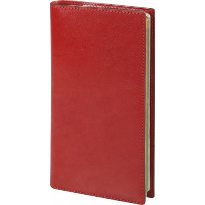 Agenda MIGNON AS16 - 154x78mm - cuir Veau BOBOLI Rouge