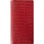 Agenda MIGNON AS16 - 154x78mm - cuir Veau Croco SAVANNAH Rouge