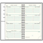 Recharge MIGNON AS16 - 154x78mm  - 1 semaine sur 2 pages horizontal