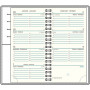 Recharge MIGNON AS16 - 154x78mm  - 1 semaine sur 2 pages horizontal