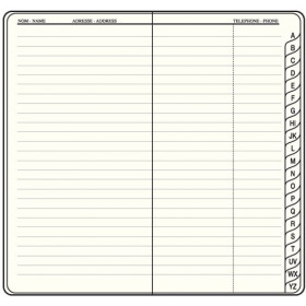 Stock Bureau - MIGNON Recharge spiralée agenda AS16R 154x78 mm 1 S / 2  Pages- Tranche Or