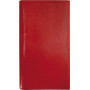 Agenda MIGNON AS18 - 175x91mm - cuir Veau BOBOLI Rouge