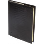 Agenda MIGNON A22 - 218x149mm - cuir Veau Croco SAVANNAH Noir