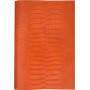 Agenda MIGNON A22 - 218x149mm - cuir Veau Croco SAVANNAH Orange