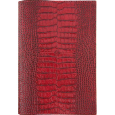 Agenda MIGNON A22 - 218x149mm - cuir Veau Croco SAVANNAH Rouge