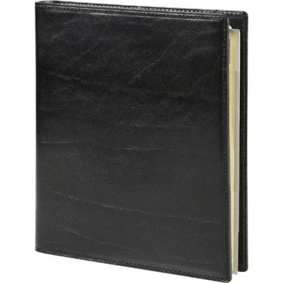 Organiseur MIGNON AK17 - 170x146mm - cuir Veau BOBOLI Noir sans patte