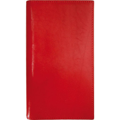 Organiseur MIGNON AK18 - 175x91mm - cuir Veau BOBOLI Rouge