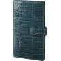 Organiseur MIGNON AK18 - 175x91mm - cuir Veau Croco SAVANNAH Colvert + patte