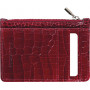 Mini smoking MIGNON - 115x80mm cuir Veau Croco SAVANNAH Rouge