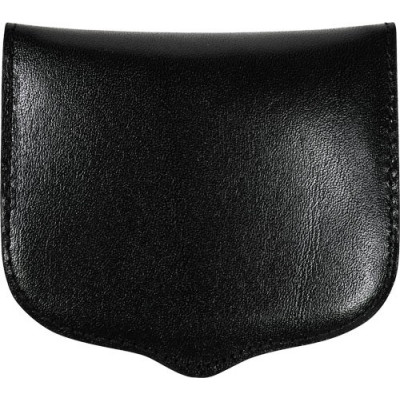 Porte-monnaie MIGNON - 72x88mm cuir Veau BOBOLI Noir rond