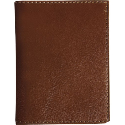 Etui MIGNON cartes de crédit  - 99x78mm cuir Veau BOBOLI Marron