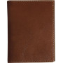 Etui MIGNON cartes de crédit  - 99x78mm cuir Veau BOBOLI Marron