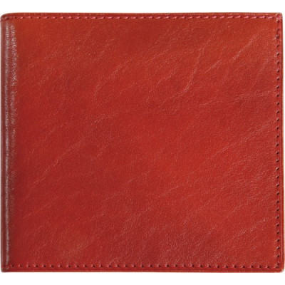 Porte-billets/cartes MIGNON - 98x107mm cuir Veau BOBOLI Rouge