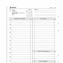 Recharge agenda FILOFAX organiseur A5 - 1 jour par page - 148x210mm