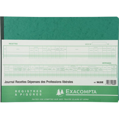 Exacompta - Carnet de comptes 21x19cm 80 pages