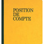 Piqûre EXACOMPTA position de compte 21x19cm - 80 pages