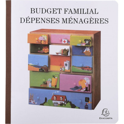 Piqûre EXACOMPTA de comptabilité et organisation familiale 27x25cm - Budget dépenses ménagères 56 pages