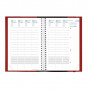 Agenda QUOVADIS TIME&LIFE XLARGE Time & Life - Noir - 21x27cm - 1 semaine sur 2 pages
