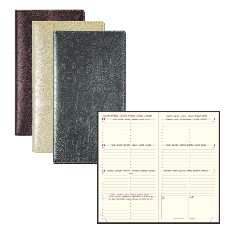 Exacompta Nachfüllset Für Eurotime 16 Kalender - Januar Bis Dezember 2018