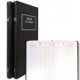 Agenda de la Banque LECAS Long 15x34cm - Euros et centimes - 1 jour sur 2 pages - 2 volumes