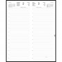 Agenda LECAS Long 15 x 34 cm - Euros et centimes - 1 jour par page