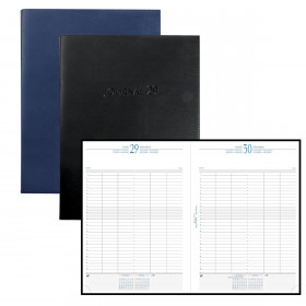 Agenda 2024 EXACOMPTA Journal 29/1 - 29,7x21cm - 1 Jour par page - NOIR