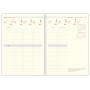 Recharge agenda OBERTHUR Classique 30 - 21x29,7cm - 1 semaine sur 2 pages 