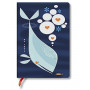 Carnet PAPERBLANKS Ligné - Midi  120×170mm - Les Amis Animaux de Tracy Walker série La Baleine et Compagnie