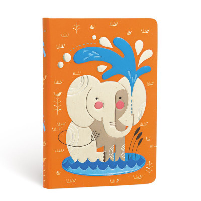 Carnet PAPERBLANKS Non ligné - Mini  95×140mm - Les Amis Animaux de Tracy Walker série Le Bébé Éléphant