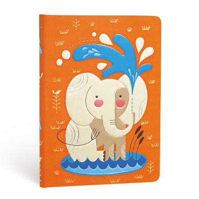 Carnet PAPERBLANKS Non ligné - Midi  120×170mm - Les Amis Animaux de Tracy Walker série Le Bébé Éléphant