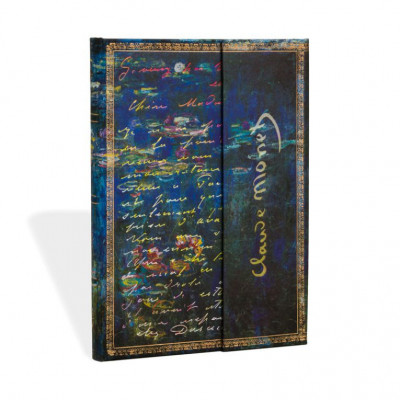 Carnet PAPERBLANKS Ligné - Ultra 180x230 mm - modèle Les Manuscrits Estampés série Monet (Nénuphars), Lettre à Morisot