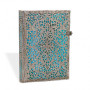 Carnet PAPERBLANKS Collection Filigrane Argenté Maya Bleu format Grand - PB25597