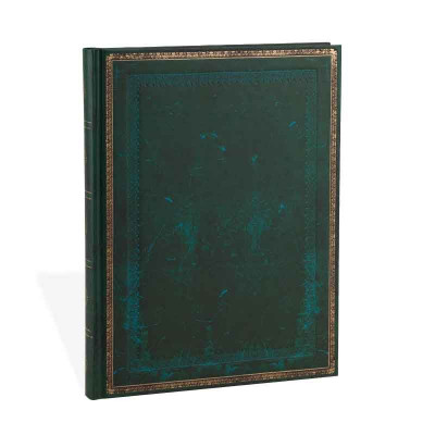 Carnet PAPERBLANKS ligné - Ultra 180×230mm - Reliure Classique à l'Ancienne série Vert Viridian