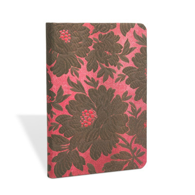 Carnet PAPERBLANKS Ligné - Mini 95x140 mm - modèle Chic et Satin série Dahlia Noir