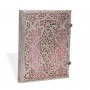 Carnet Ultra PAPERBLANKS série Filigrane Argenté modèle Rose Rouge