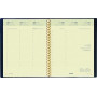 Agenda BREPOLS Timing - 17,2x22cm - 1 semaine sur 2 pages couverture noir Palermo