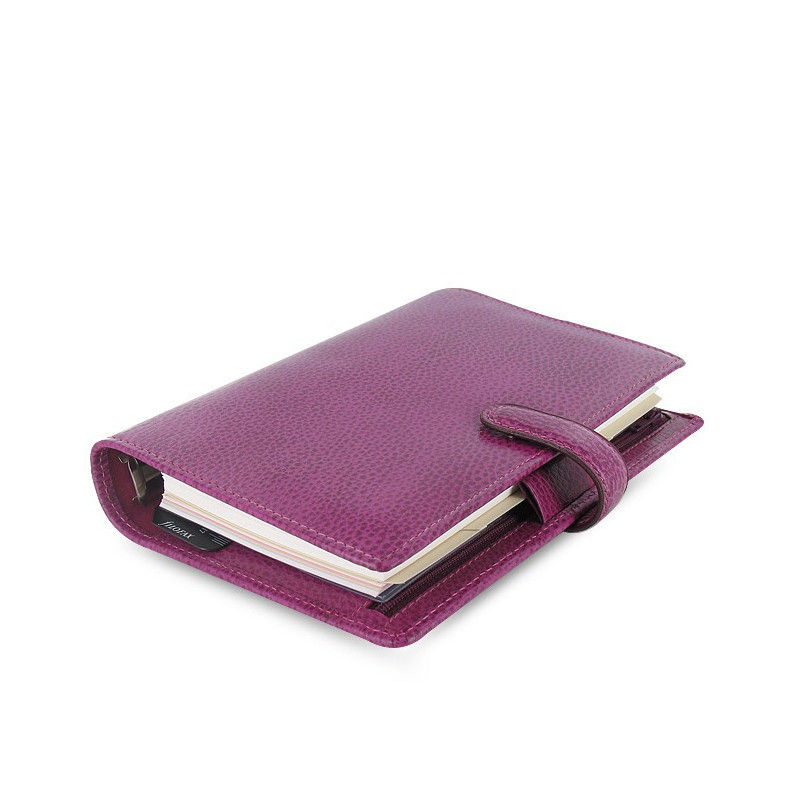 Planificateur De Poche Filofax 2023 - Cuir Buffle Grainé Rose - Taille Pocket - Neuf Avec étiquettes