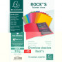 Lot 10x chemises 22x31cm EXACOMPTA ROCK'S 210gr - ASSORTIES