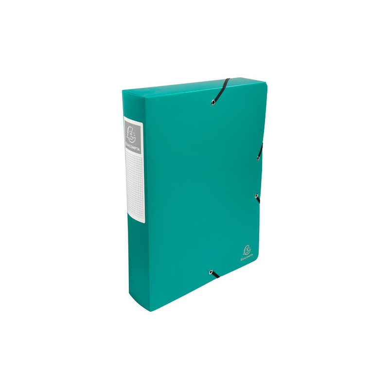 boîte classement exacompta exabox 24x32cm dos 60mm - vert
