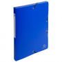 Boîte classement EXACOMPTA Exabox 24x32cm dos 25mm - BLEU - Plastique PP 7/10e